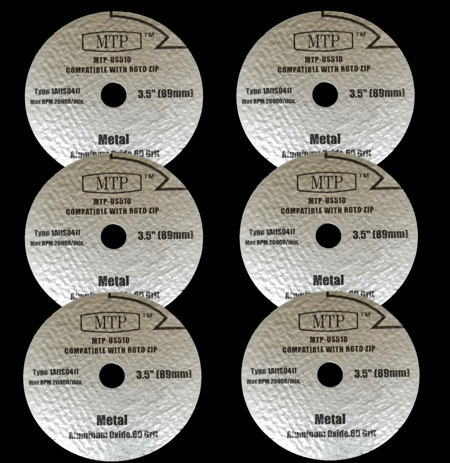 6x 3.5″ in Abrasive Disc Metal Cutting Wheel For Dremel US40 US510 Ultra Saw