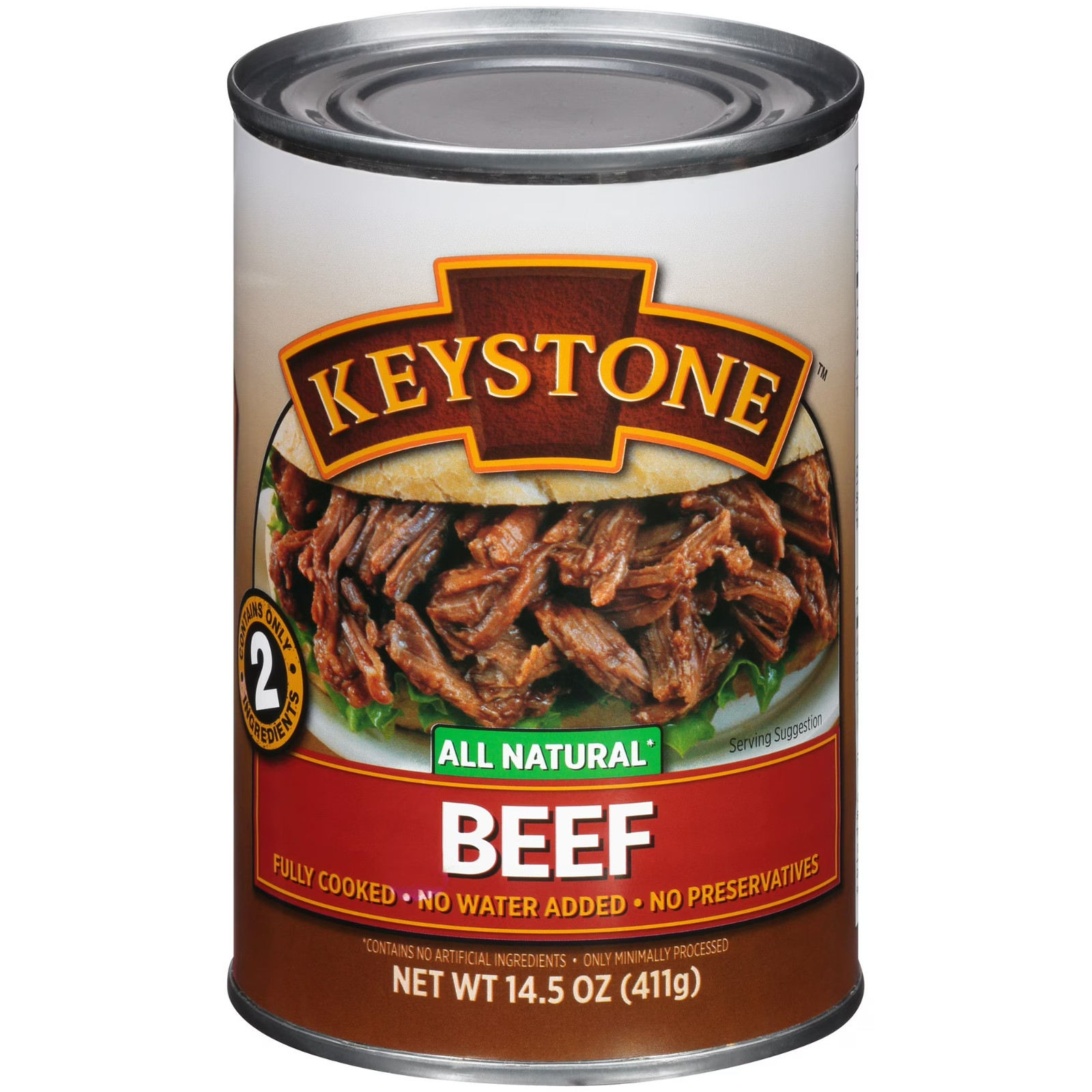 Keystone All Natural Beef, 14.5 oz Can…
