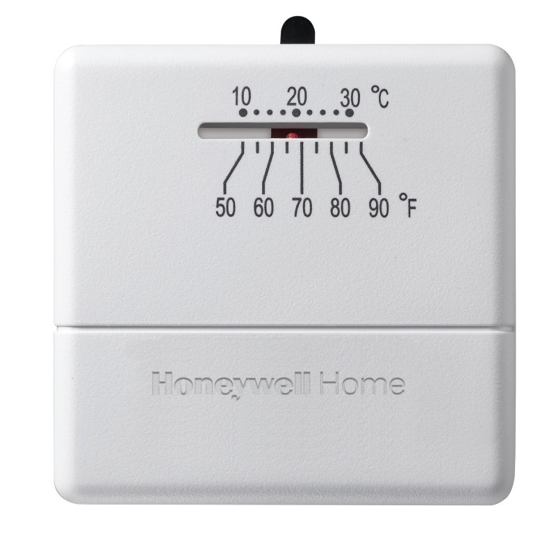 Honeywell CT30A Non-Programmable Thermostat, 50 deg F, 3.12 in W x 0.88 in D Dim