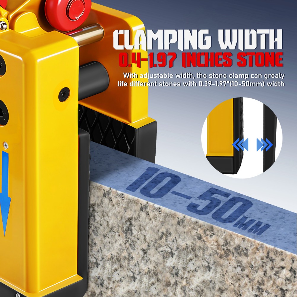 Stone Lifting C lamp 1000kg Stone Mitre Clamp Granite Slab Lifting Clamp 10-50mm