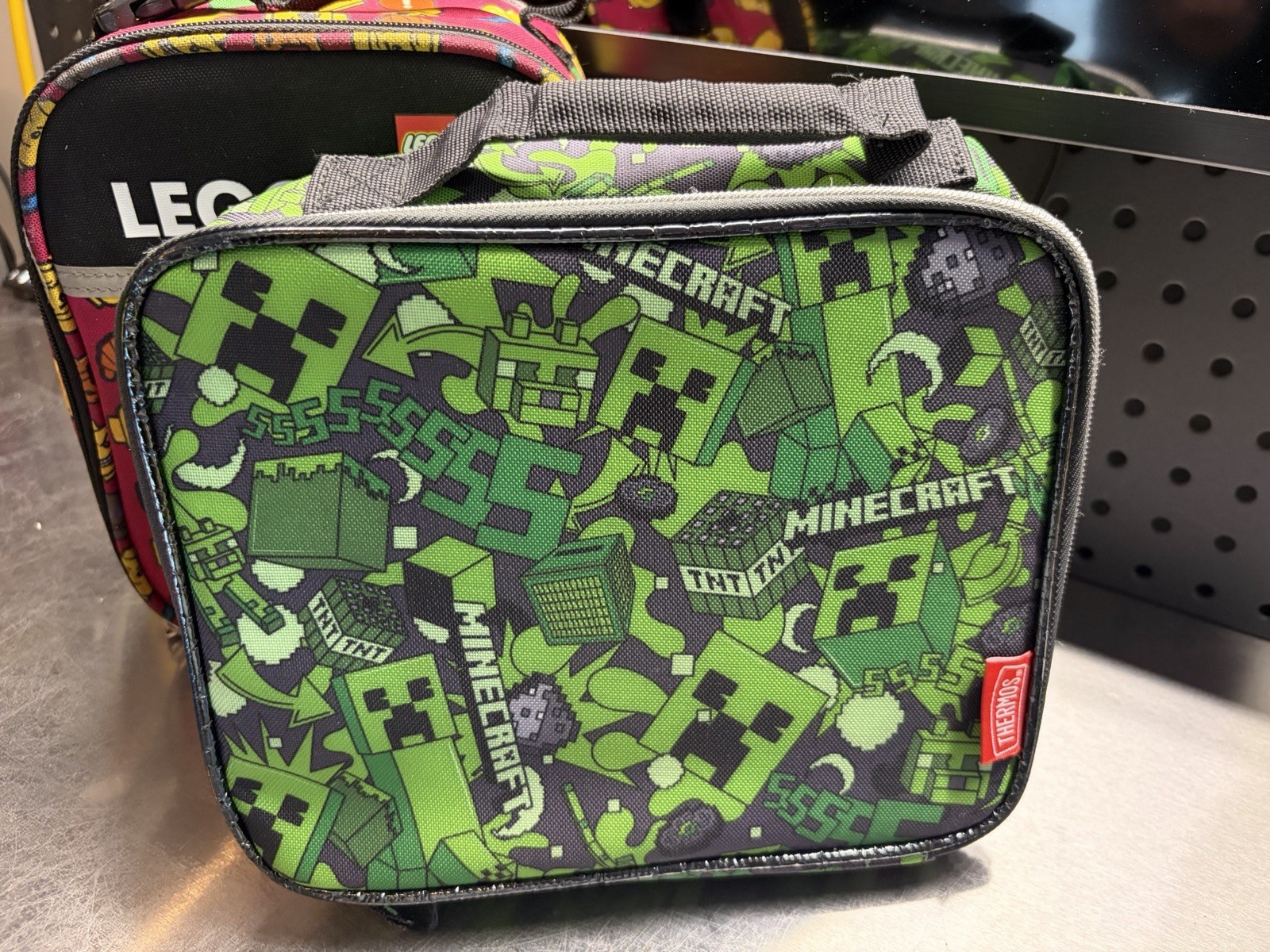 3 – Pack Thermos Insulated Lunch Bags; Minecraft, Mario Kart, Legoland