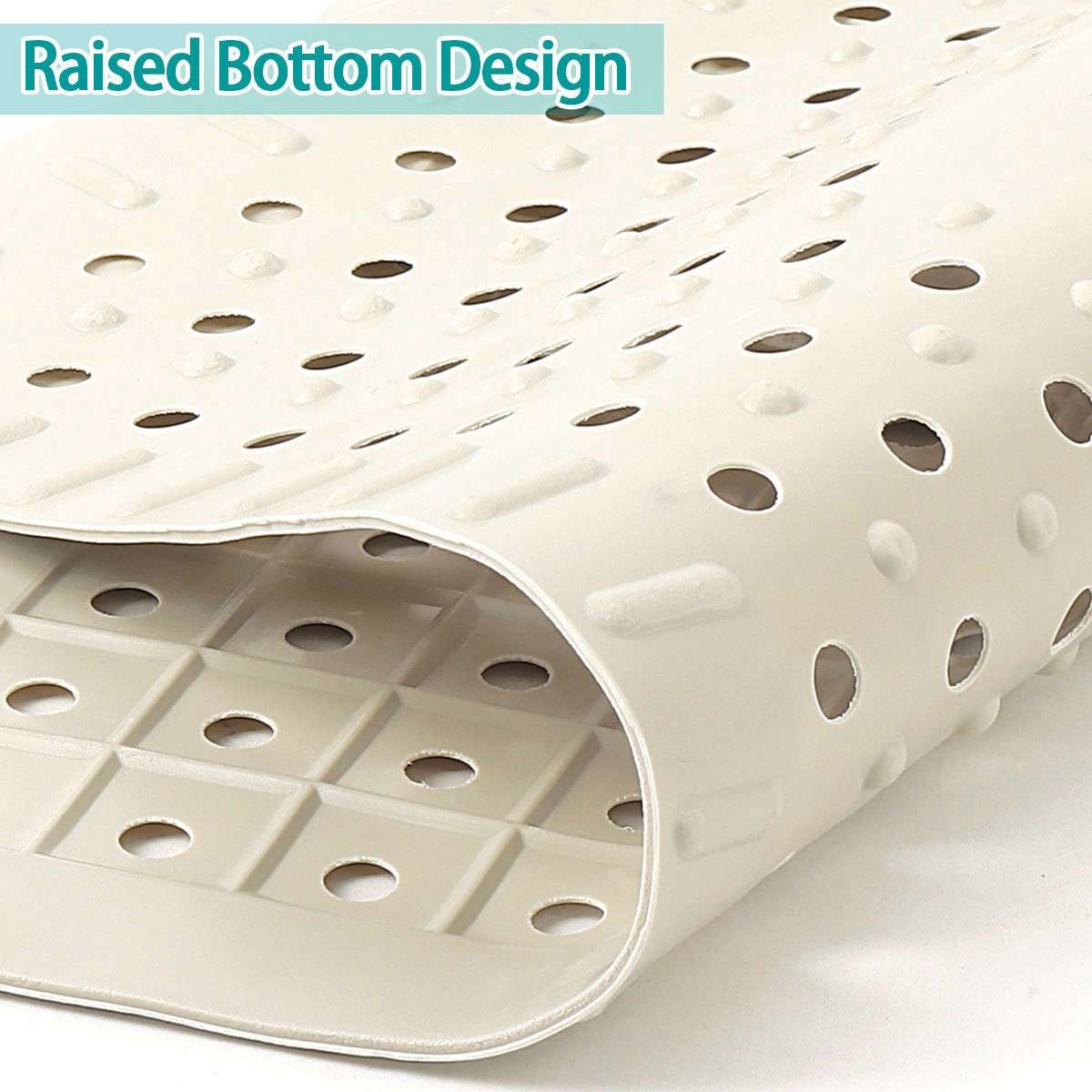 2 Pack Kitchen Sink Mat Drain Pad Protector 10″ x 12″ Non-Slip Rubber Durable