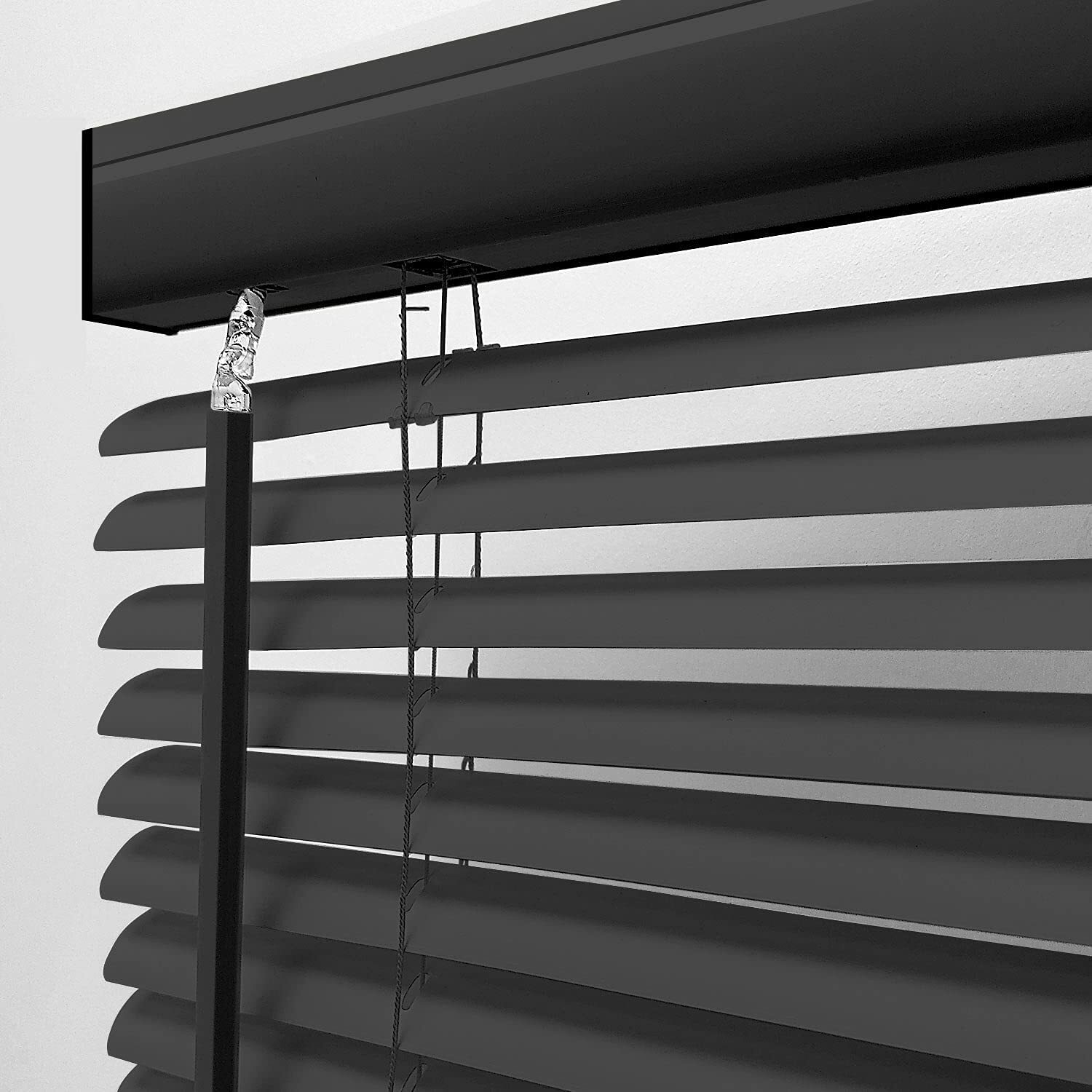 Window Mini Blinds – 1″ Mini Blinds – White, Black, Beige – 20″ – 44″ Wide!