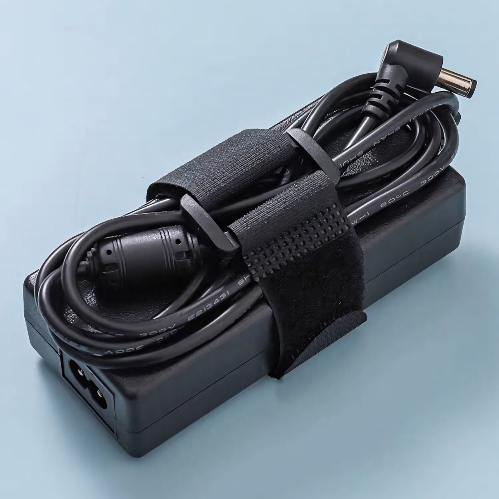 Black Hook and Loop Heavy Duty Strap Strapping Cable Ties with Buckle 15cm-600cm