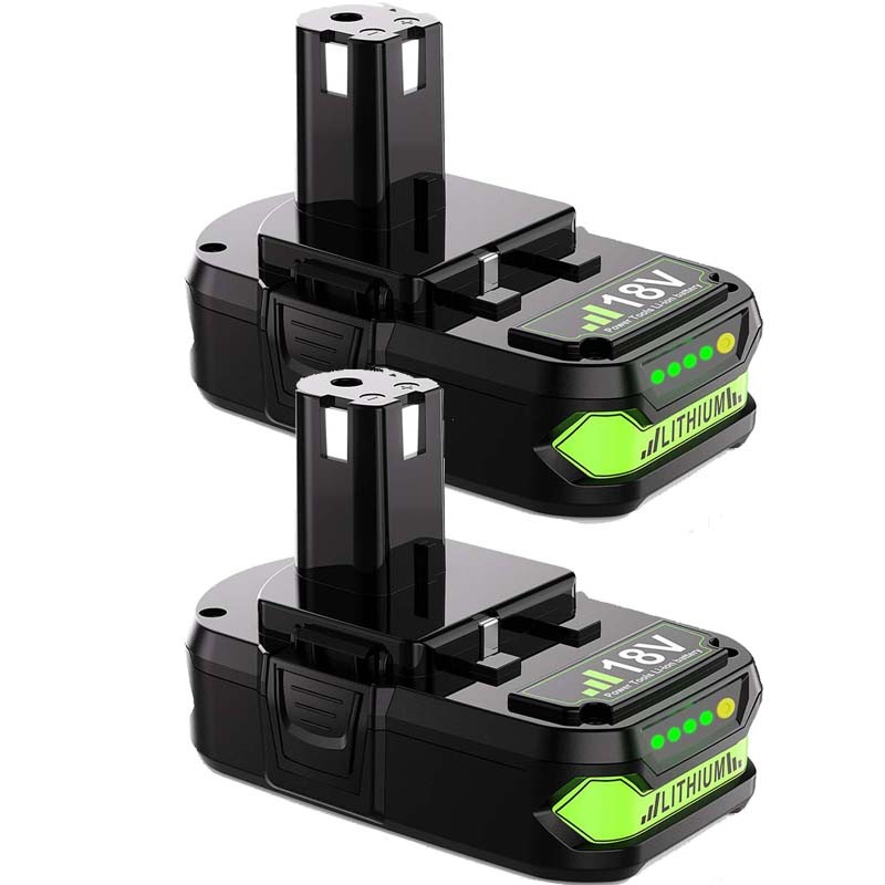 2X BATTERY FOR Ryobi 18V Li-Ion Battery w/ Charger P102 P103 P105 P107 P108
