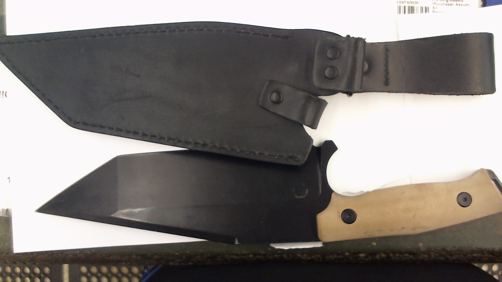 Doug Marcaida Grande Fratello Cleaver Knife 8.5in Stainless Steel