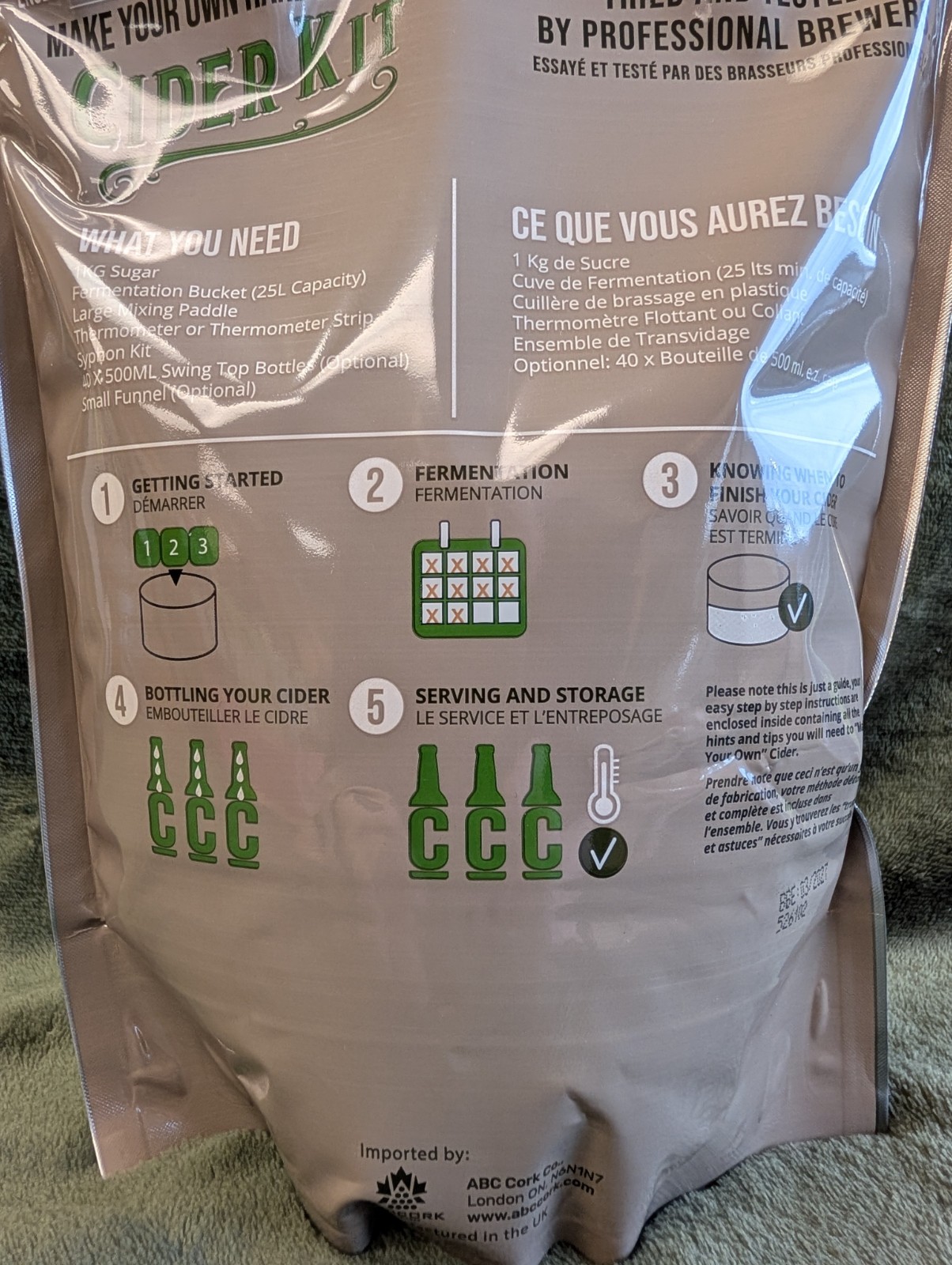 ABC Crafted Series Apple Cider Making Kit (2.6 kg | 5.73 Lb)