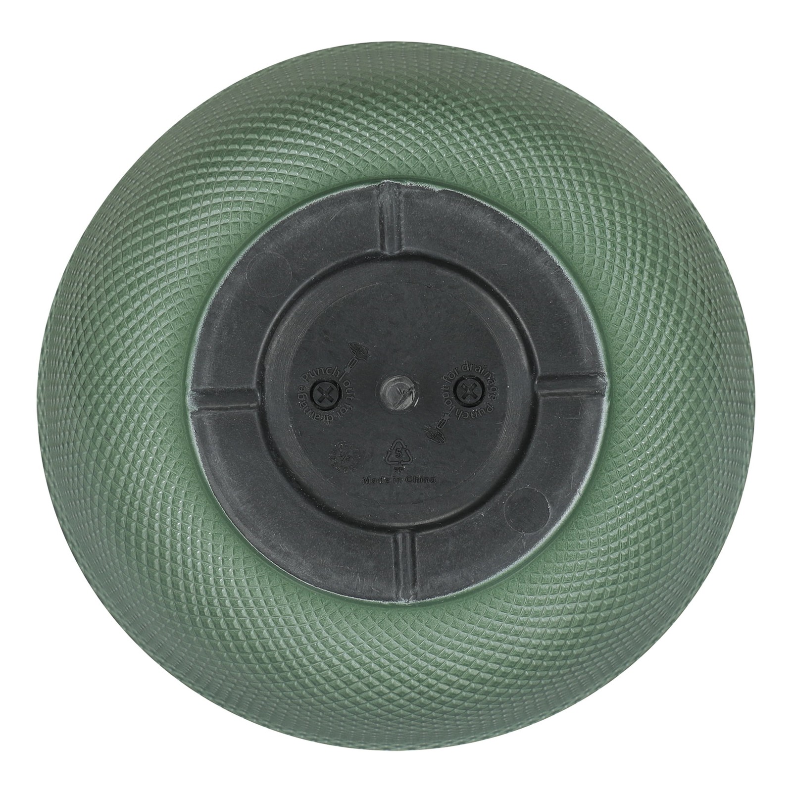 Lora Green Recycled Resin Planter 12.1in x 9.8in