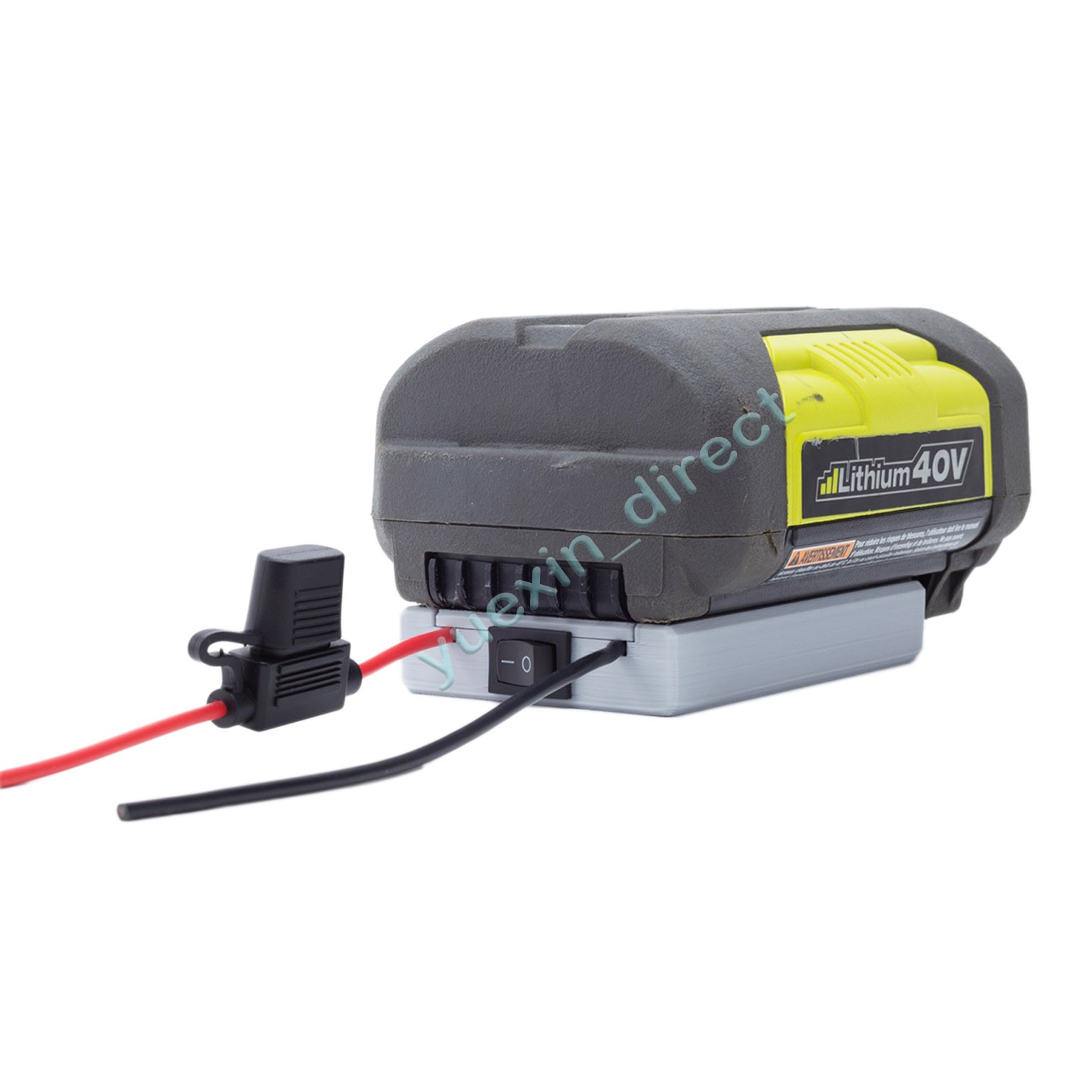 Power Wheels Adapter for Ryobi 40V Battery Dock Power Connector Wire Robotics