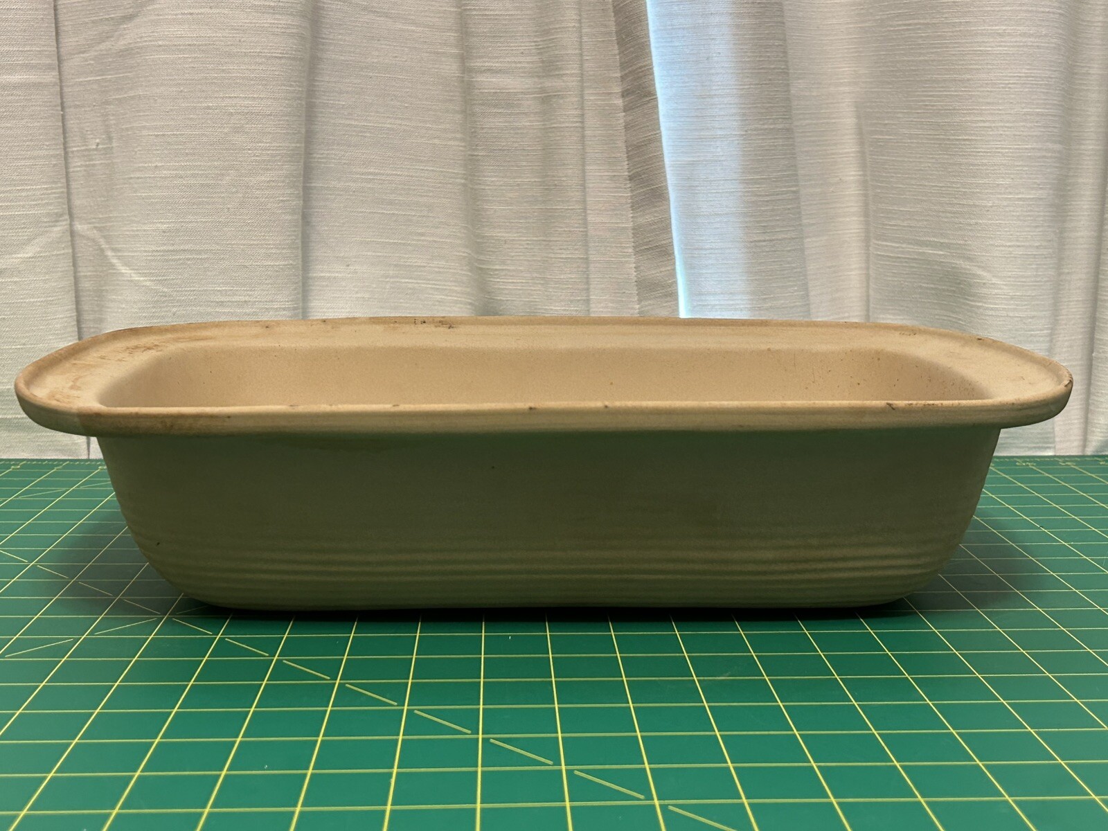 PAMPERED CHEF Family Heritage Classics STONEWARE Rectangular Lid Bowl Baker 1435