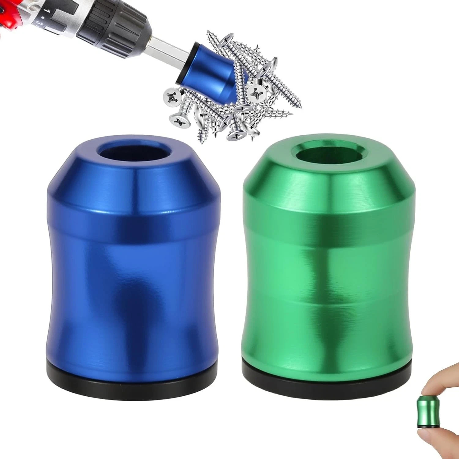 Strong Magnetic Screw Ring: 1/4 Inch/ 6.35 Mm Universal Magnetic Screw Holder…