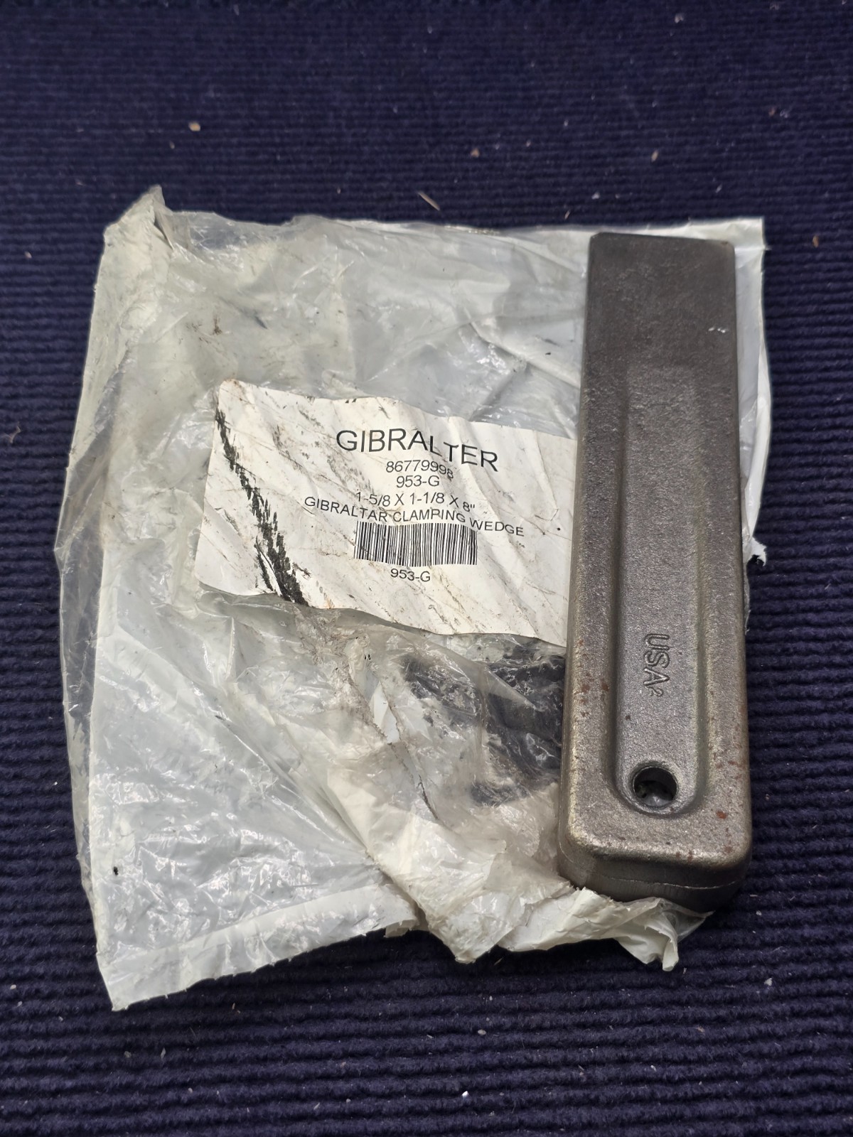 GIBRALTAR 953-G: 1-5/8″ x 1-1/8″ x 8″ GIBRALTAR CLAMPING WEDGE 86779998