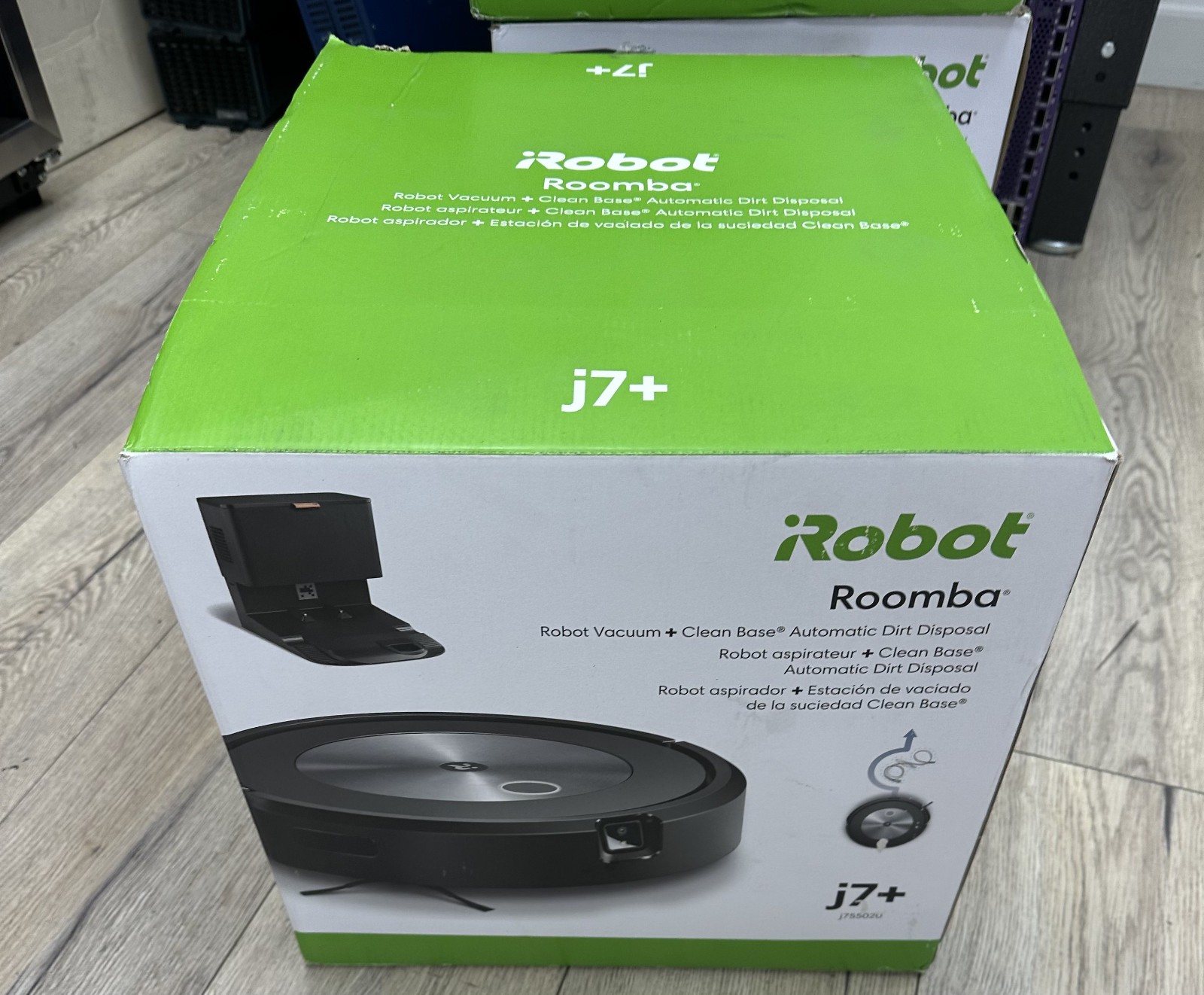 iRobot Roomba j7+ Self-Emptying Robotic Vacuum Cleaner + Clean Base – Graphite