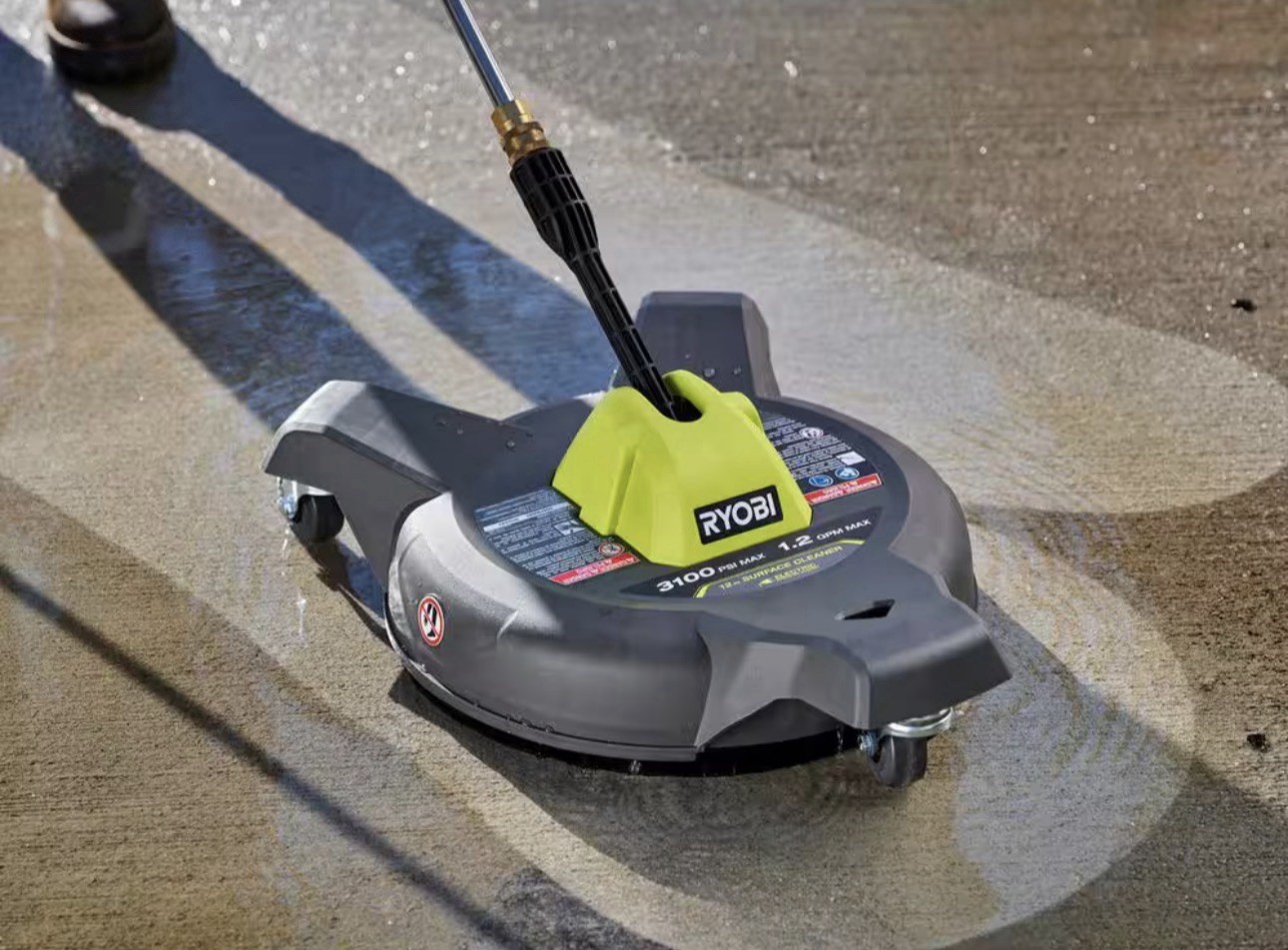 RYOBI RY143011 Brushless 3000 PSI Corded Pressure Washer w/ Surface Cleaner