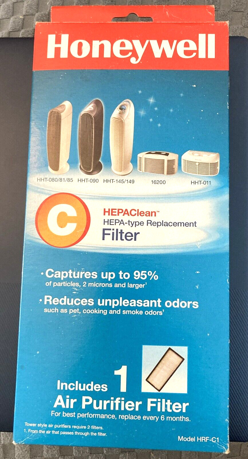 Honeywell HEPAClean C Hepa-Type Replacement Air Purifier Filter HRF-C1