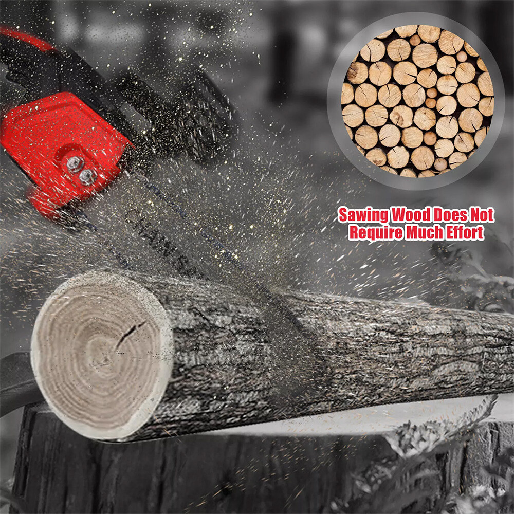 12″ Cordless Chainsaw 21V Brushless Electric Handheld Chain Saw +Battery&Charger