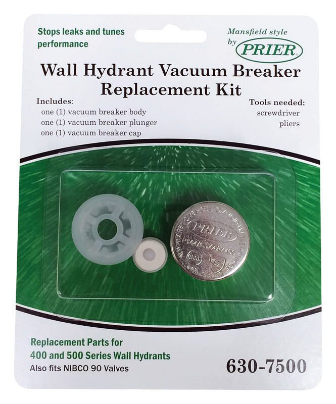 Prier 630-7500 Heavy-Duty ABS Plastic Wall Hydrant Vacuum Breaker Repair Kit
