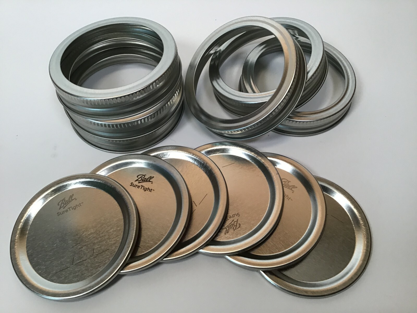 Ball Mason Jar Lids and Rings for Canning – 120 Count – Regular Mouth