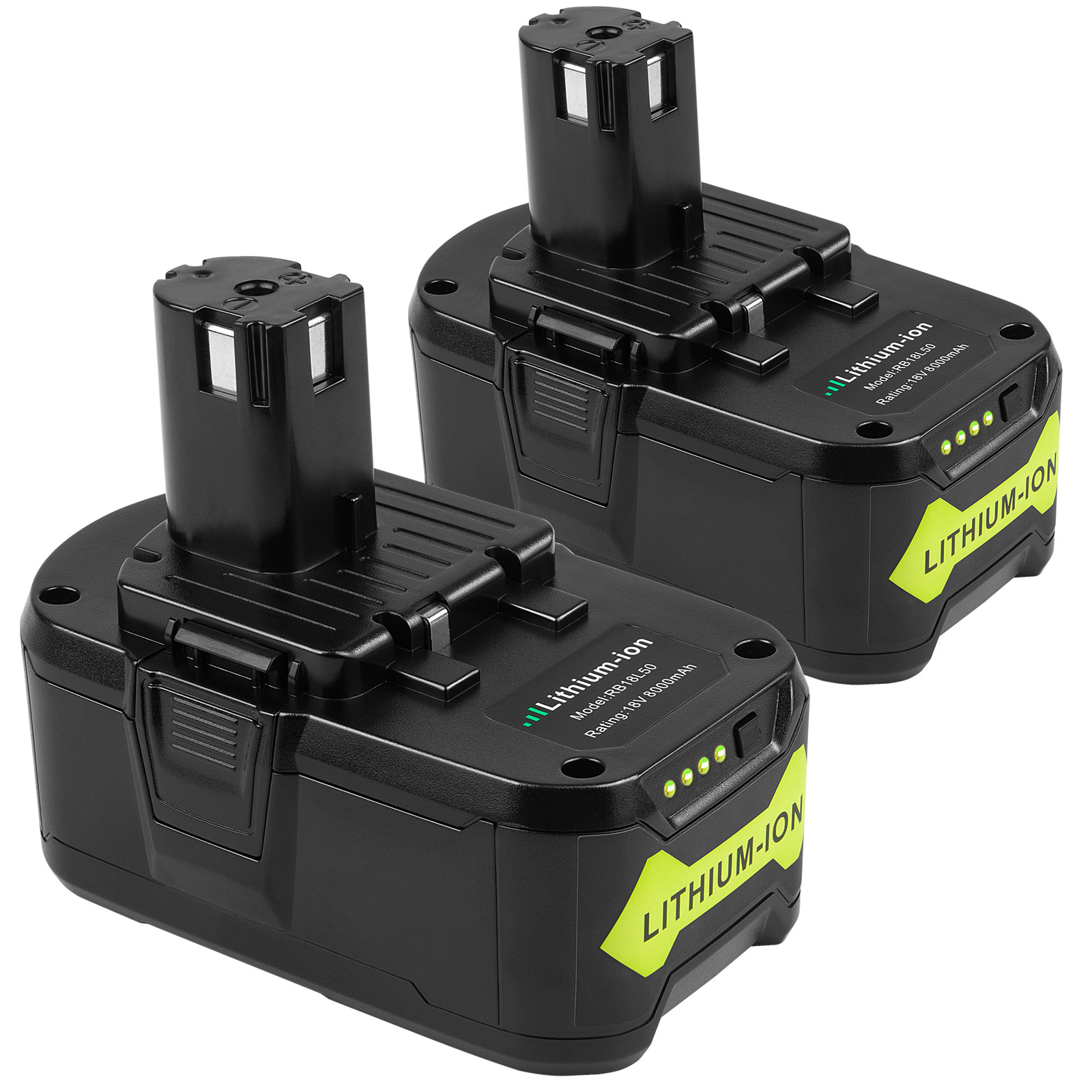 12.0Ah 8.0Ah Battery For RYOBI 18V High Capacity Li-Ion One+ Plus 18/40V Charger