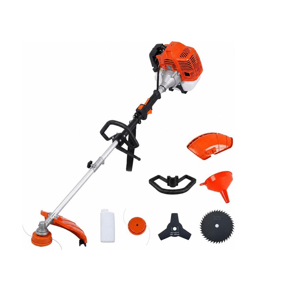 43cc / 52cc Brush Cutter 2-Stroke Gas Weed Eater Wacker 3 in 1 String Trimmer