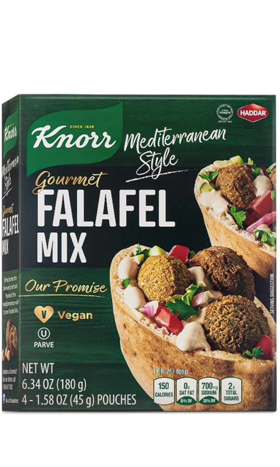 Knorr Kosher Falafel Mix Mediterranean Style, 6.3 Oz