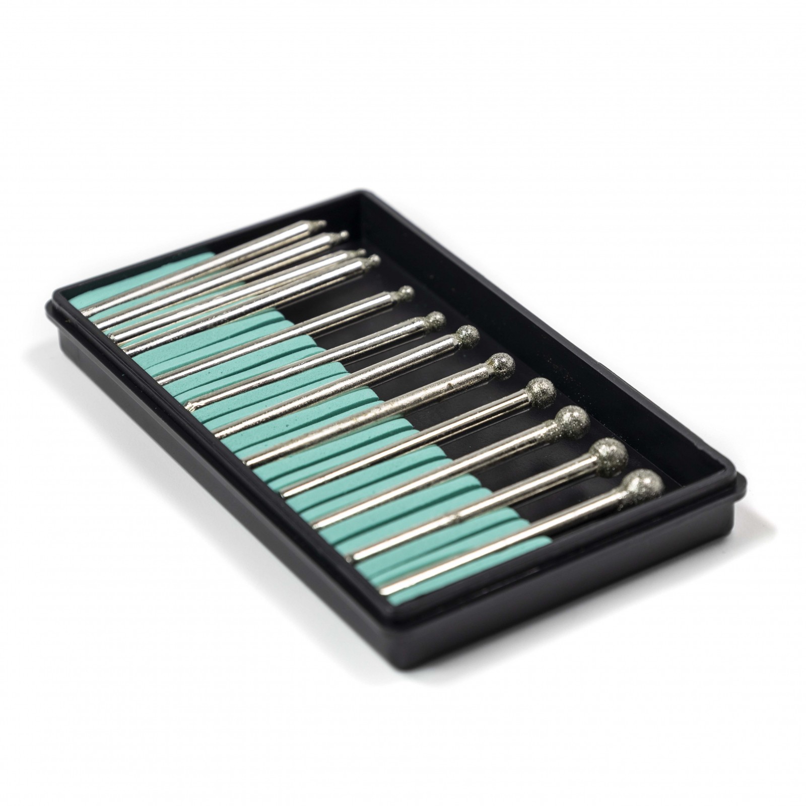 Universal Tool Assorted Diamond Burr Set 120-150 Grit .125 Inch Shank (Multiple