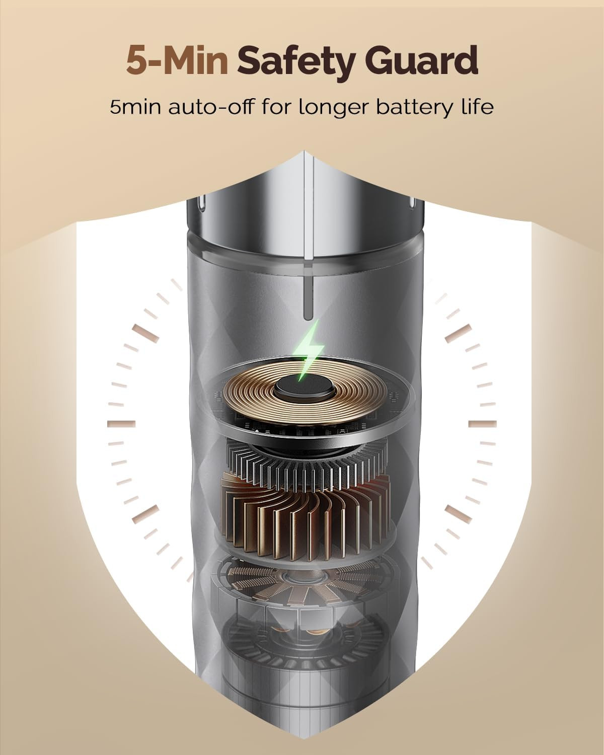 Rechargeable Milk Frother with Stepless Speed Control, Lunafro 2.0 Handheld Elec