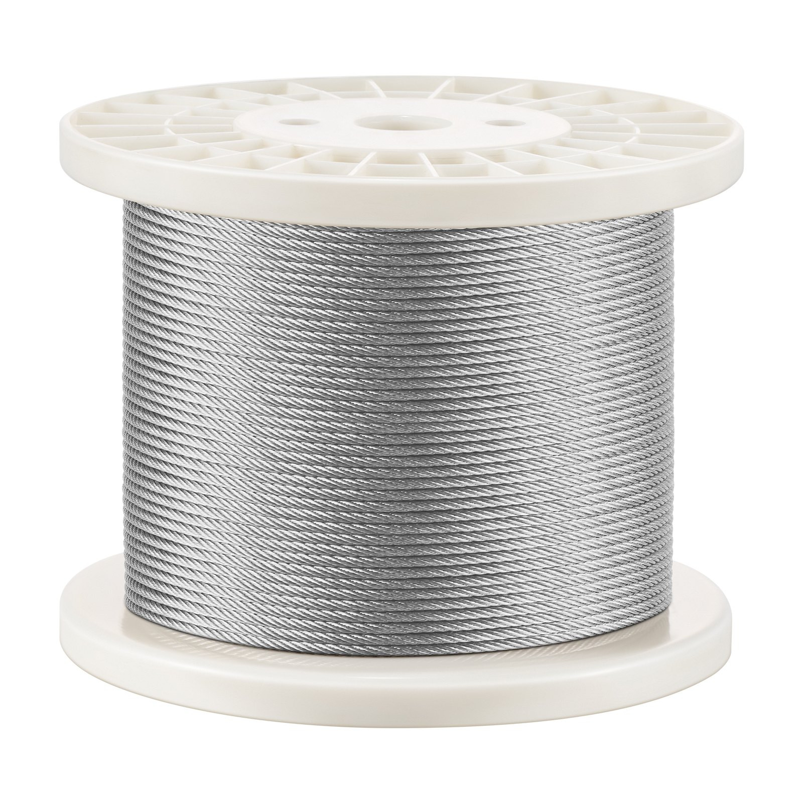 VEVOR Wire Rope Kit, 1/8″ 1000 ft 316 Stainless Steel Cable with Cutter and Glov