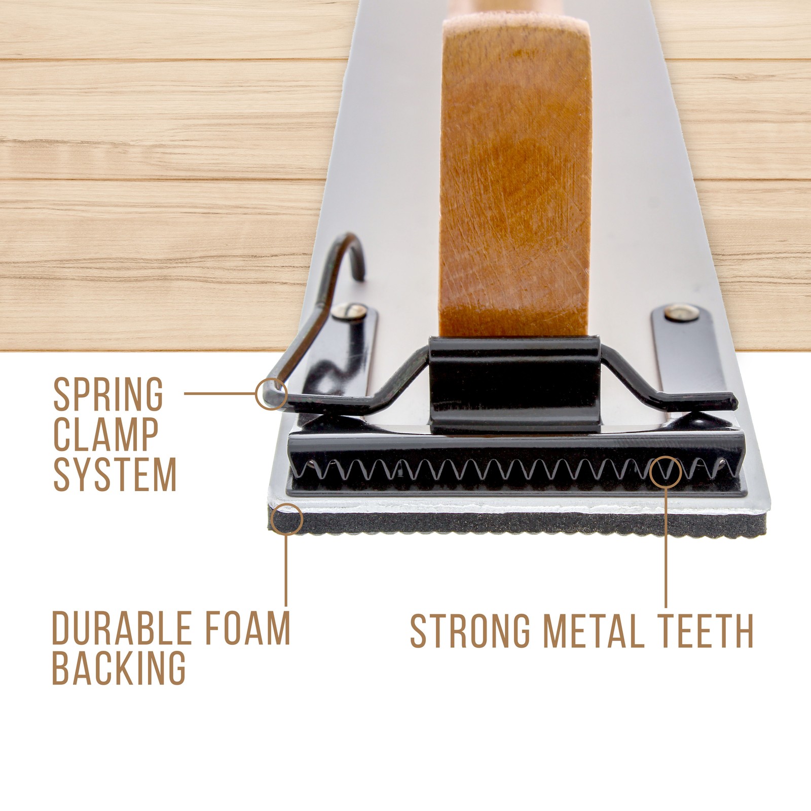Wooden Handle Longboard Hand Sander For PSA Sandpaper 10-3/4″ X 2-3/4″