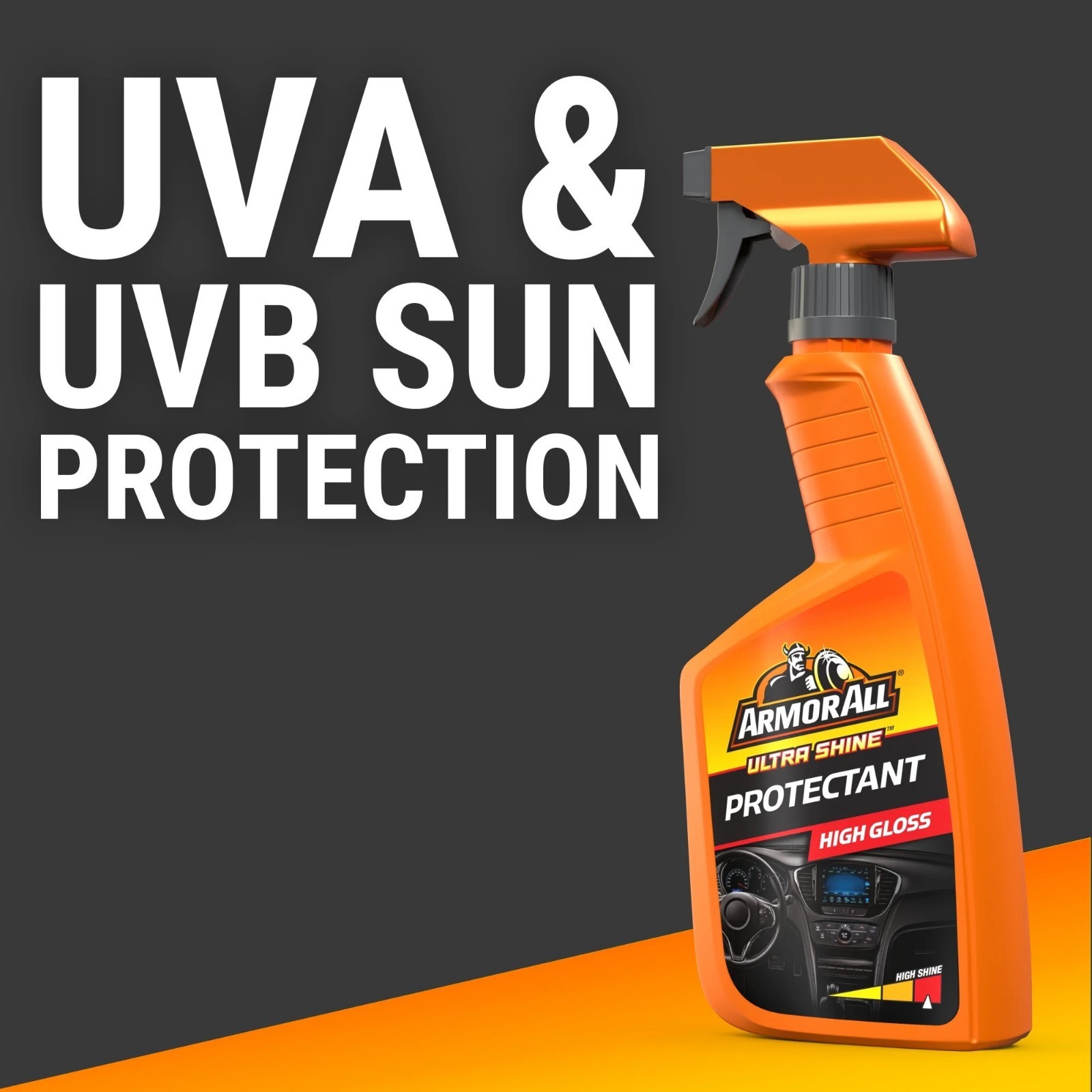 (2 pack) Armor All Ultra Shine Protectant Car Cleaning Spray – 16 fl oz