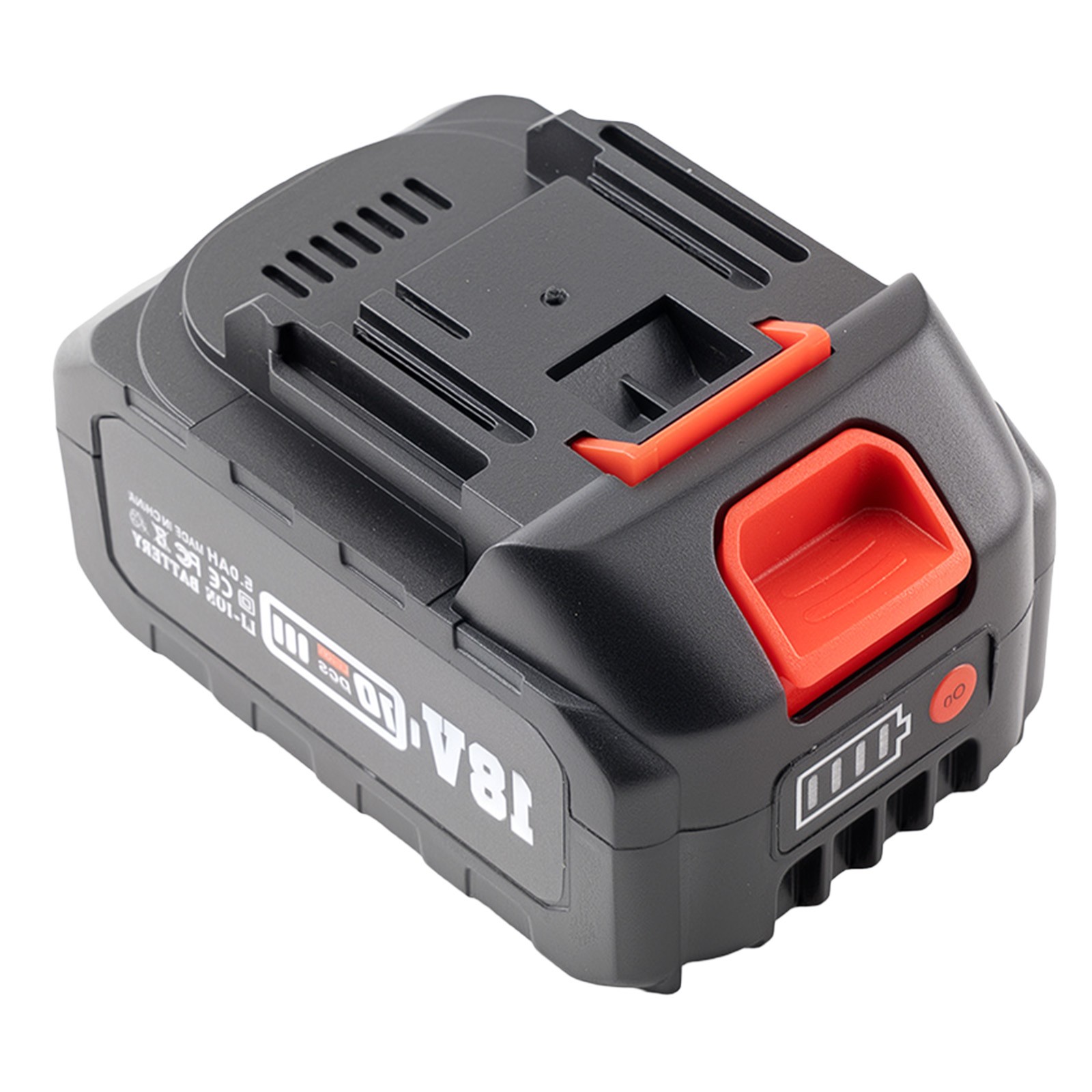 18v-21v 5.0 Ah Lithium Battery With Charger Adapter Led Indicator For Power Tool