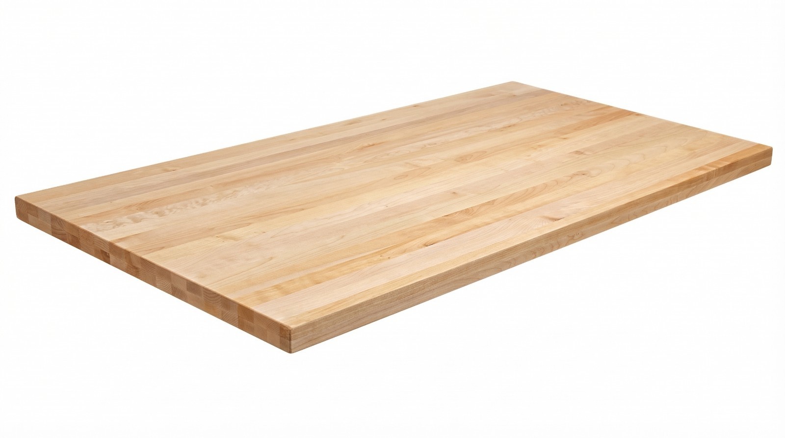 30 in. x 60 in. x 1.5 in. Solid Maple Butcher Block Countertop