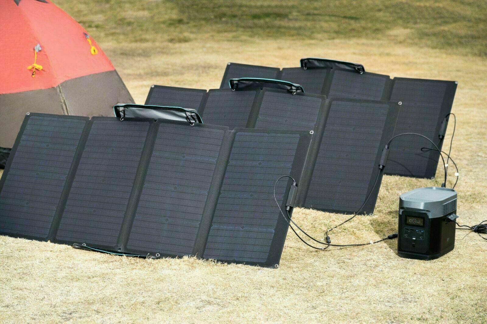 EcoFlow 160W Portable Solar Panel for Power Station for Camping RVs Refurbished