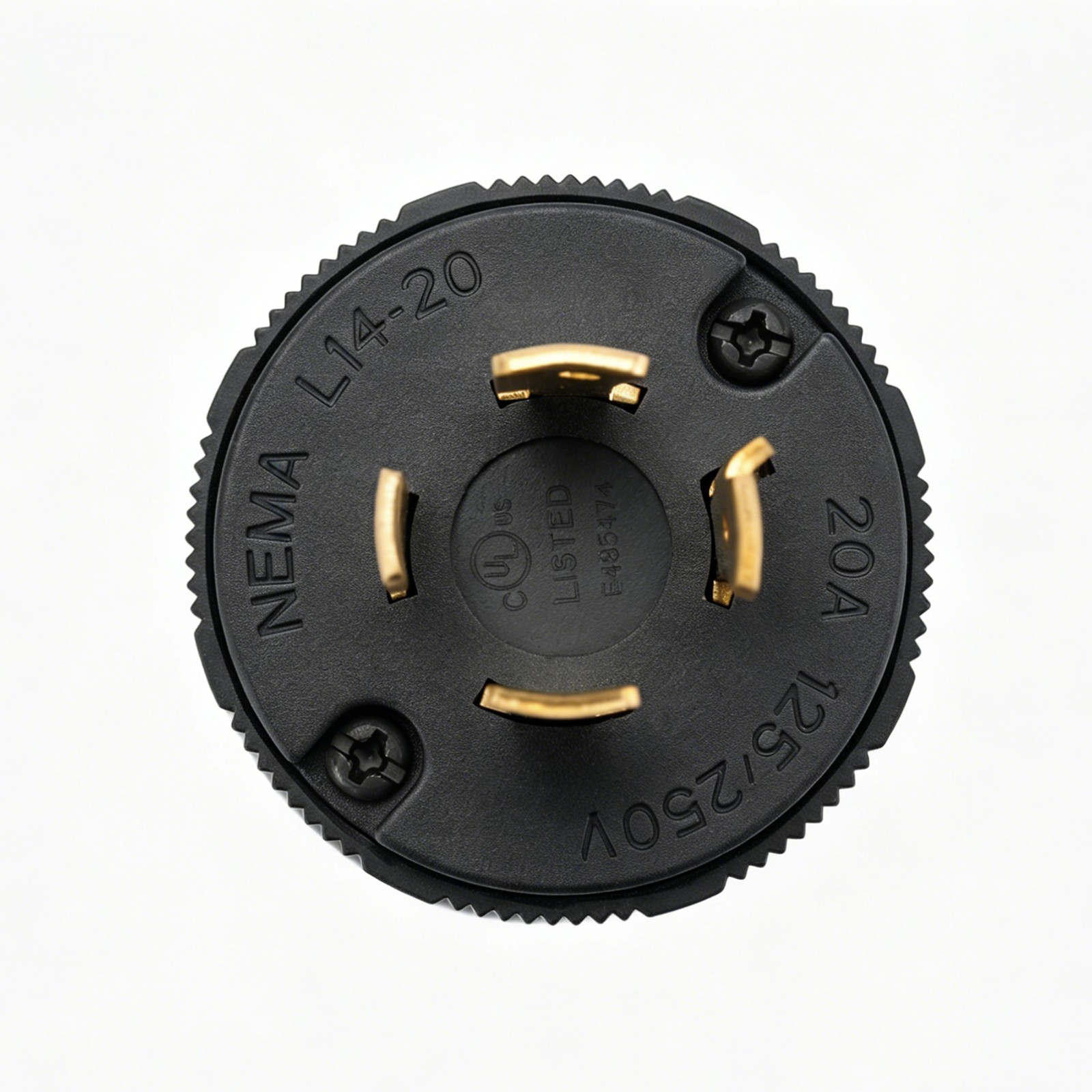 L14-20P Twist Lock Plug for Generator – 20 Amp 125/250V NEMA Connector