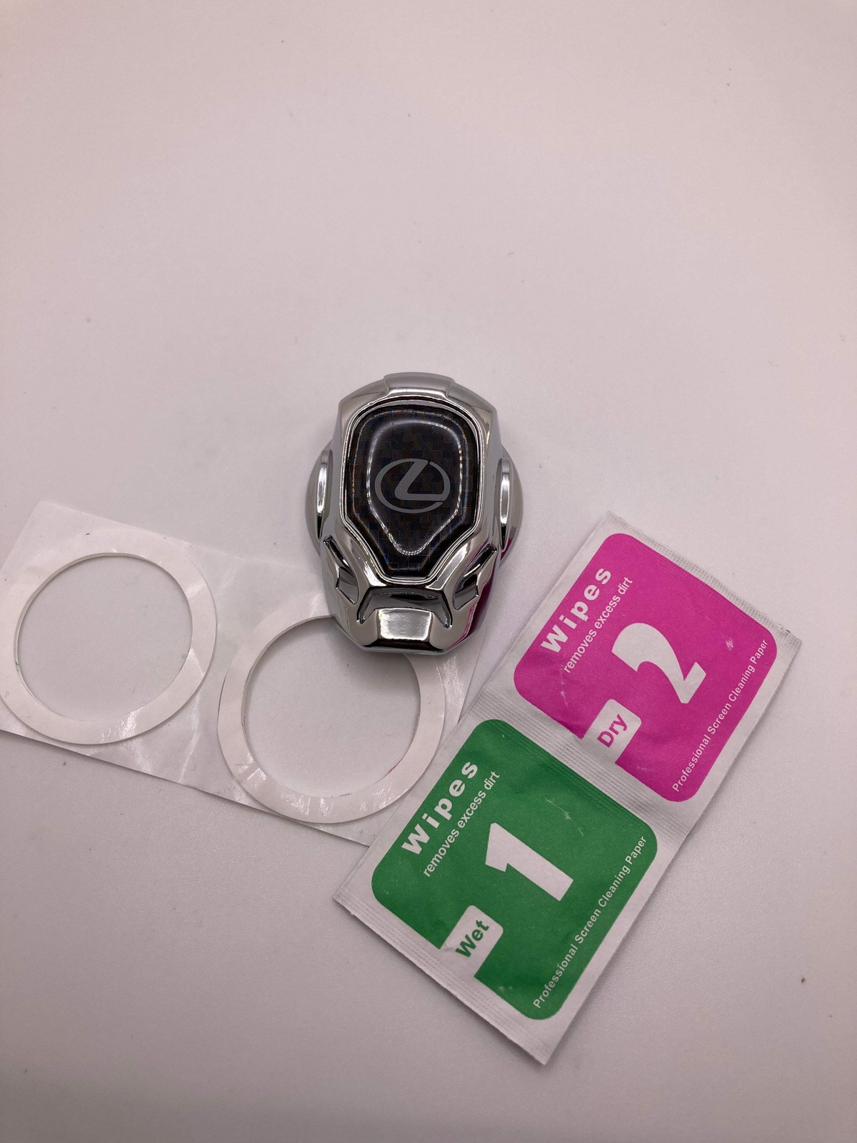 Mask Style push button start cover w/logo
