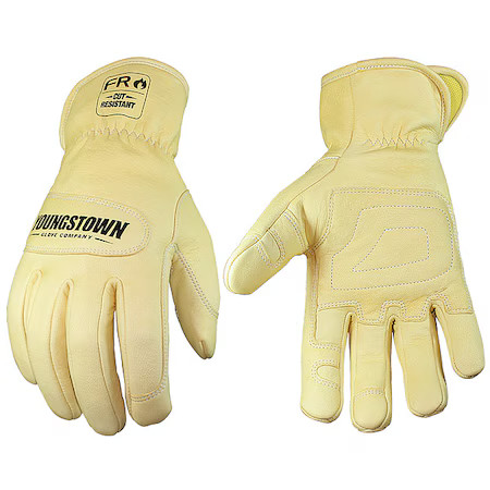Youngstown Glove Co 12-3365-60 Xl Goat Grain Leather, Arc Rated, Xl, Pr