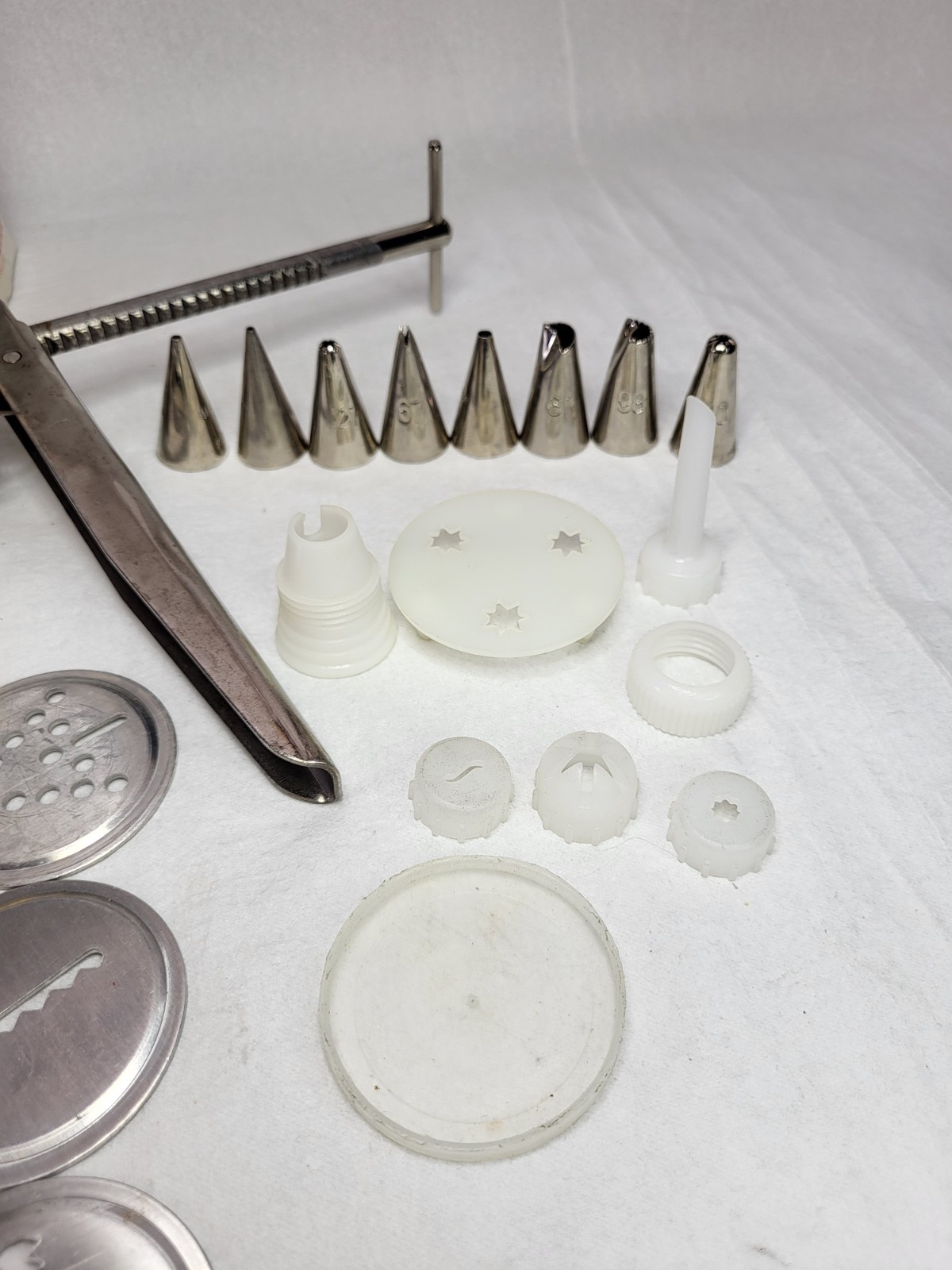 VTG Vintage Sawa 2000 Deluxe Cookie Press Made In Sweden Dessert Holiday Baking