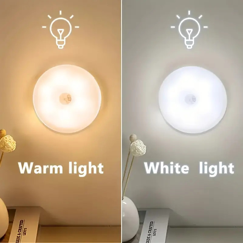 Rechargeable LED Motion Sensor Under Cabinet Closet Light USBCharge Kitchen Lamp