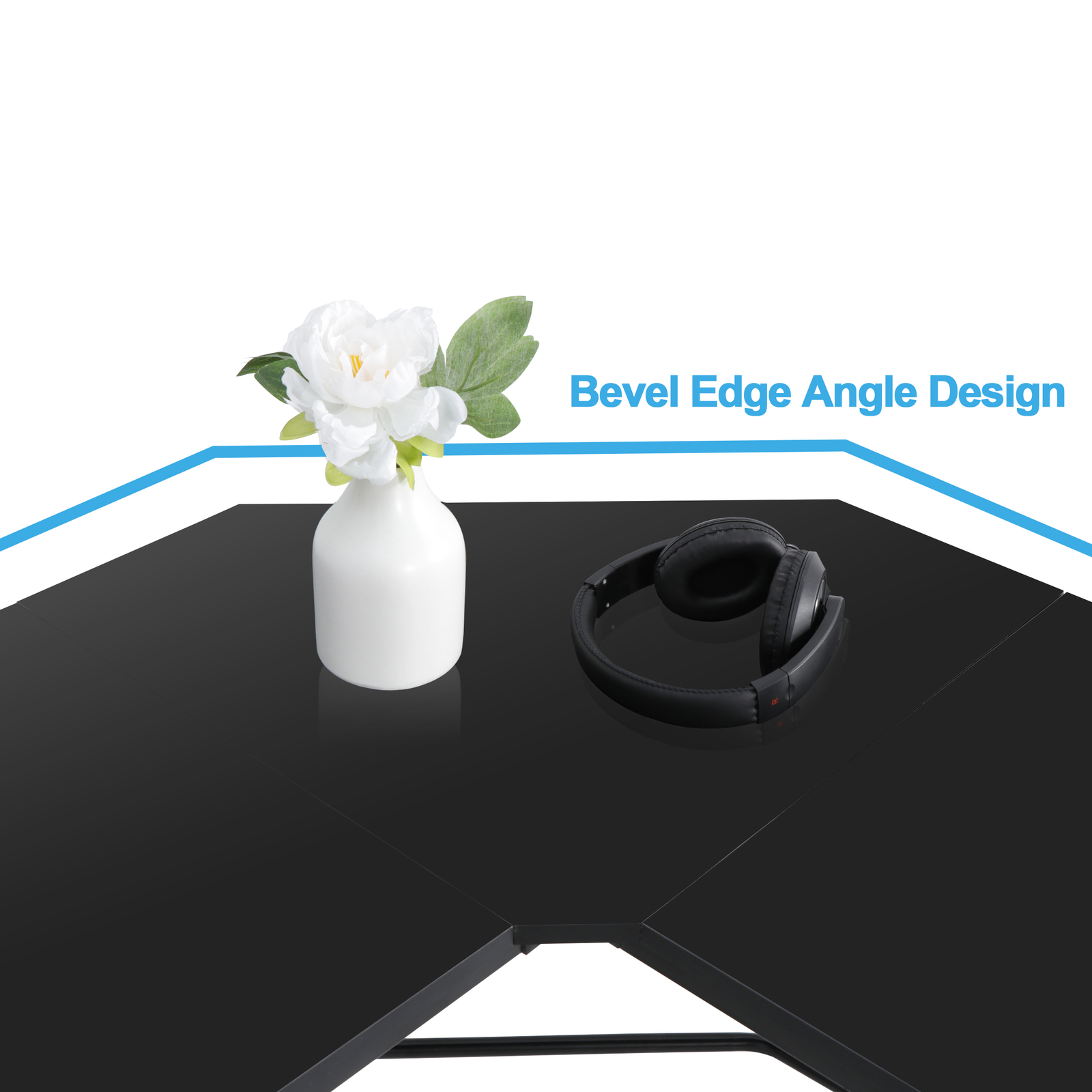Computer Gaming Laptop Table L-Shaped Desk Corner Workstation for Office Home