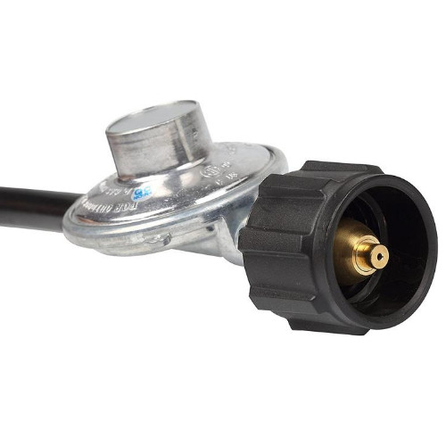 LP Regulator & Gas Hose with 1 PSIG Constant Pressure Valve for Cooker & Grill
