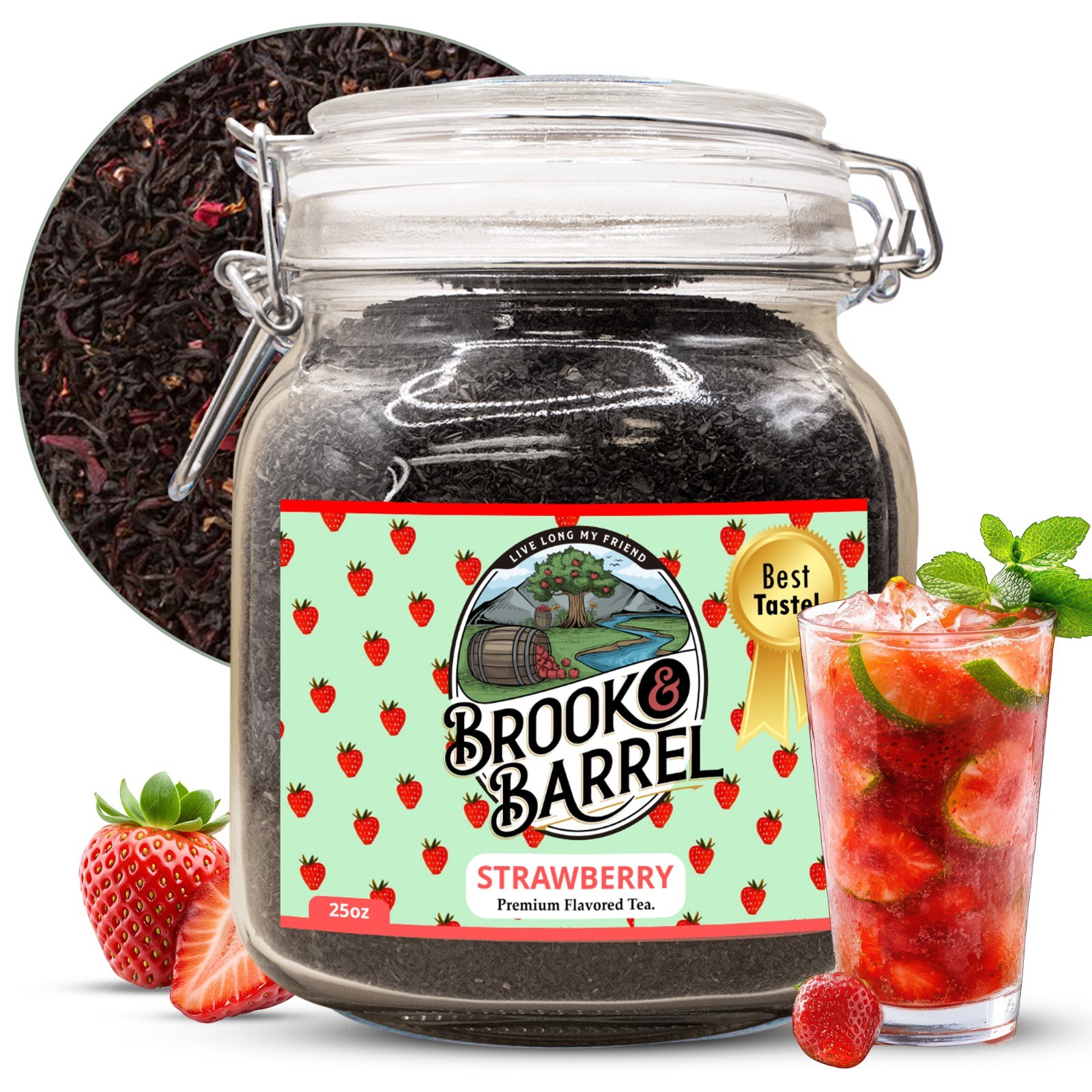 Brook & Barrel Organic Caramel Black Tea 1.6 lbs Premium Limited Edition Loose