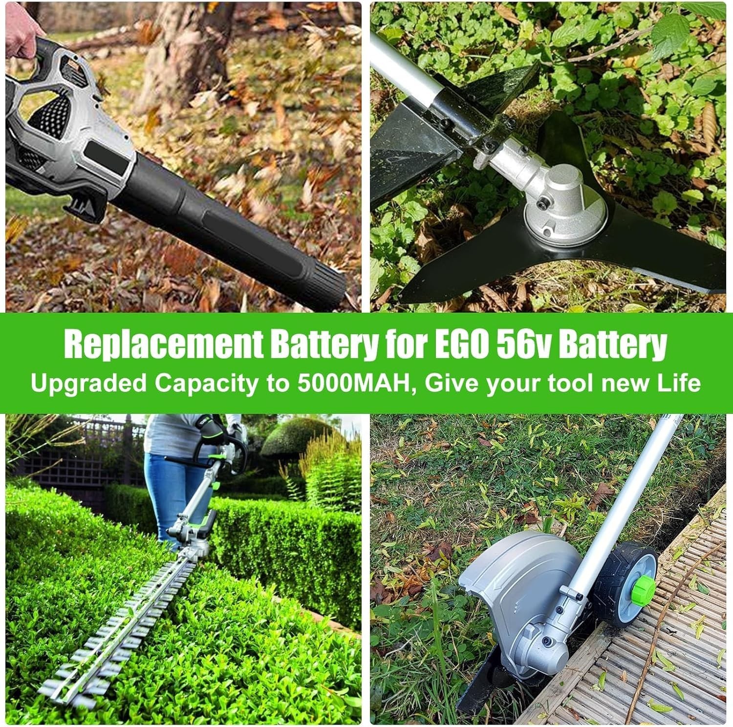 upgrade ARC EGO POWER+ BA2800T 56V 5.0 Ah Lithium-ion Battery/Fuel Gauge NEW