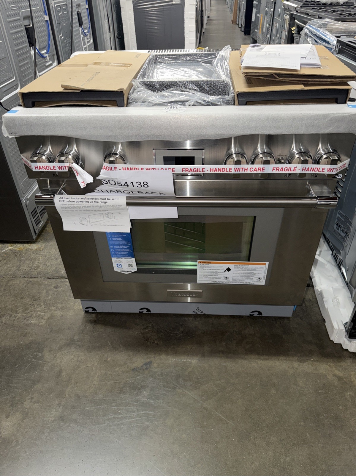 Thermador Pro Harmony Series PRD364WDHU 36″ Dual Fuel Range 12 -25 Manufacture