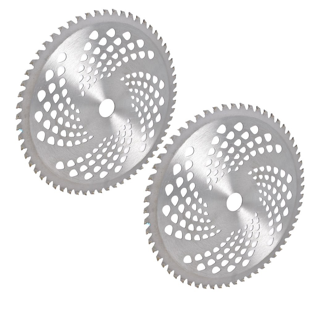 2 Pack 10Inch × 60T Fits For Carbide Tip Brush Blades Cutter Trimmer Weed Eater