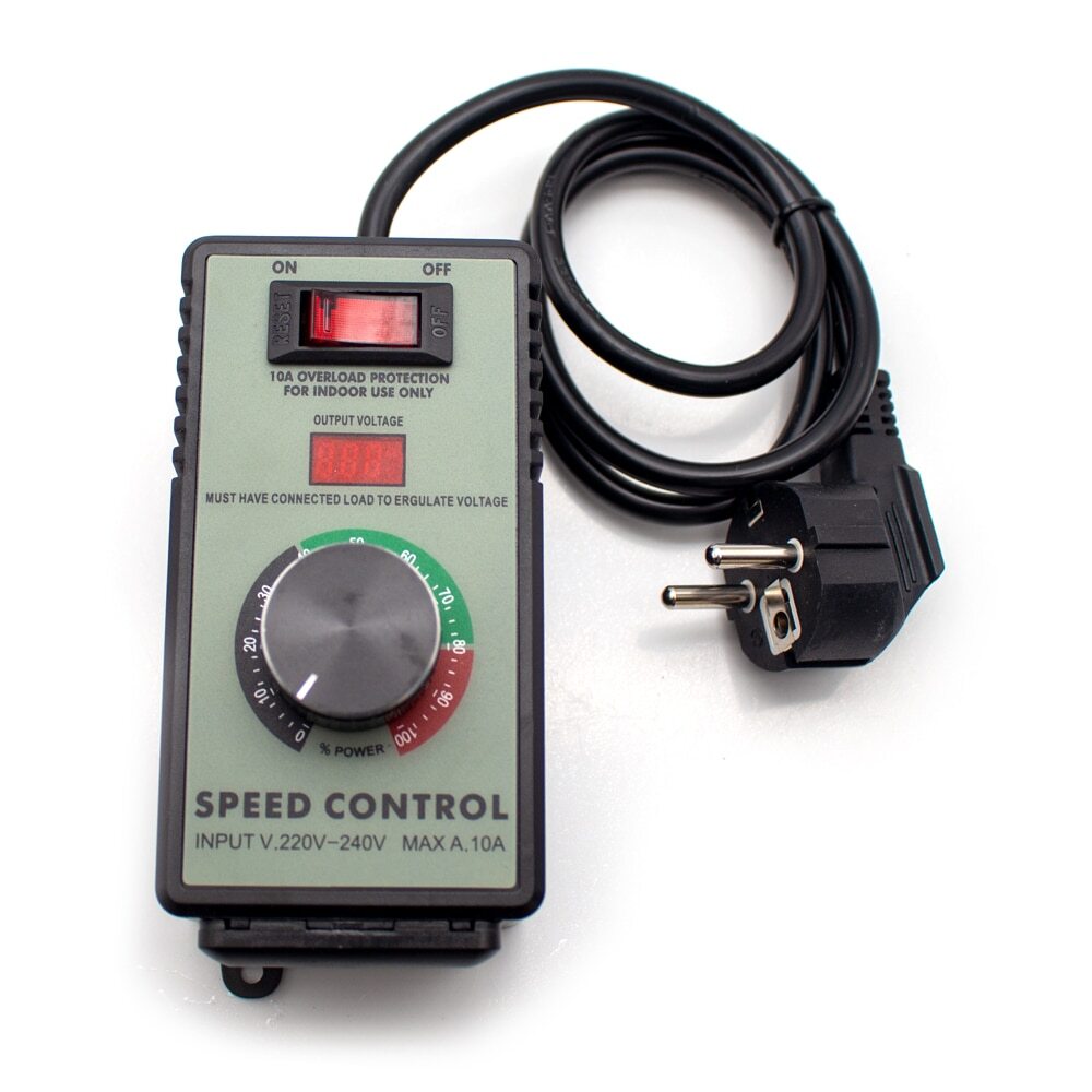 110V 220V Speed Controller Stepless Speed Control Switch Max 10A 4000W