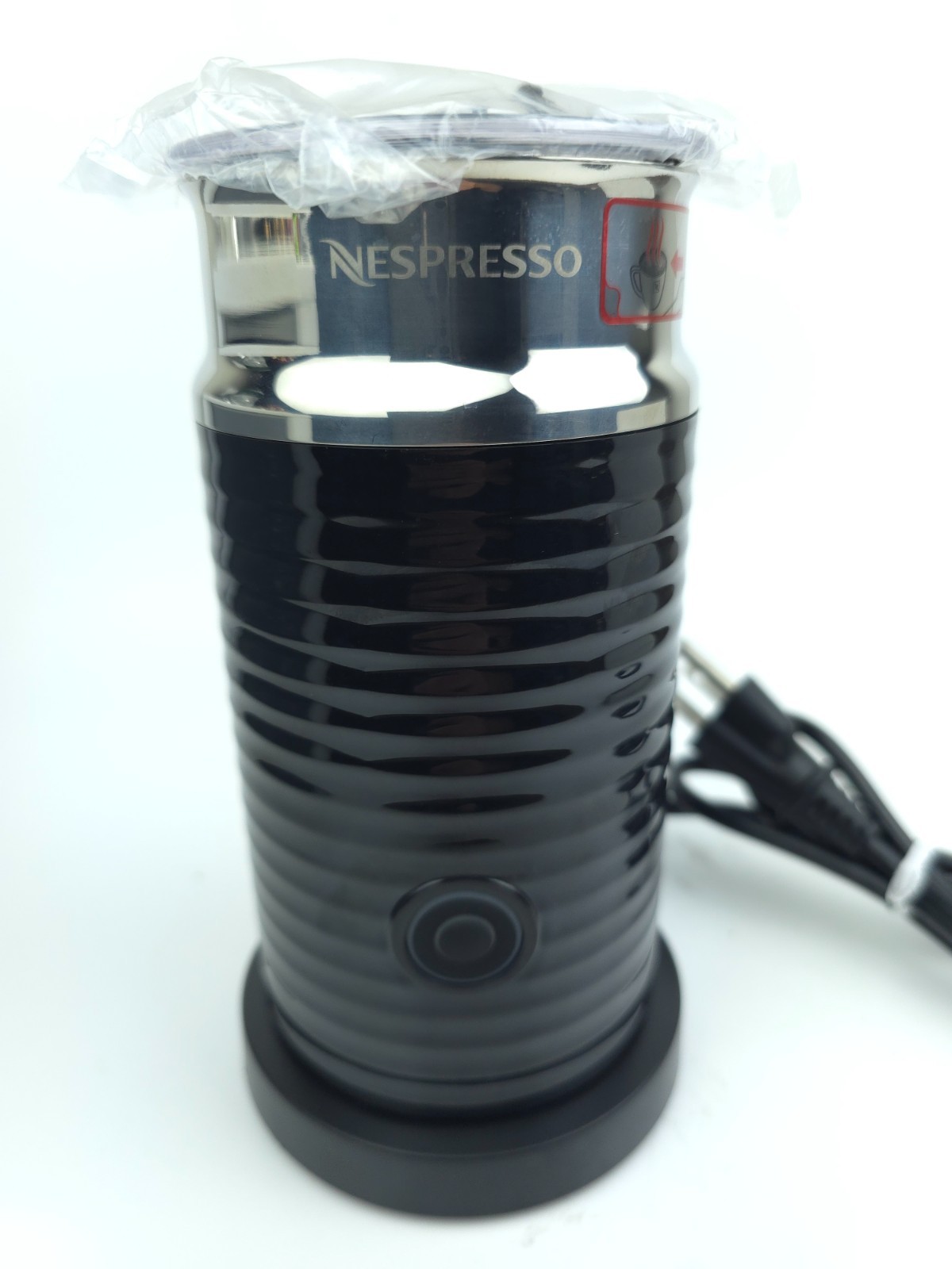 Nespresso Aeroccino 3 Black Hot Cold Milk Frother 3694 *NO WHISK*