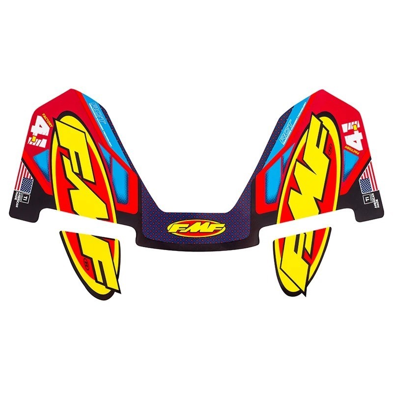 FMF Sticker 4T Motorcycle Exhaust Muffler Pipe Decals Waterproof UniversalView S