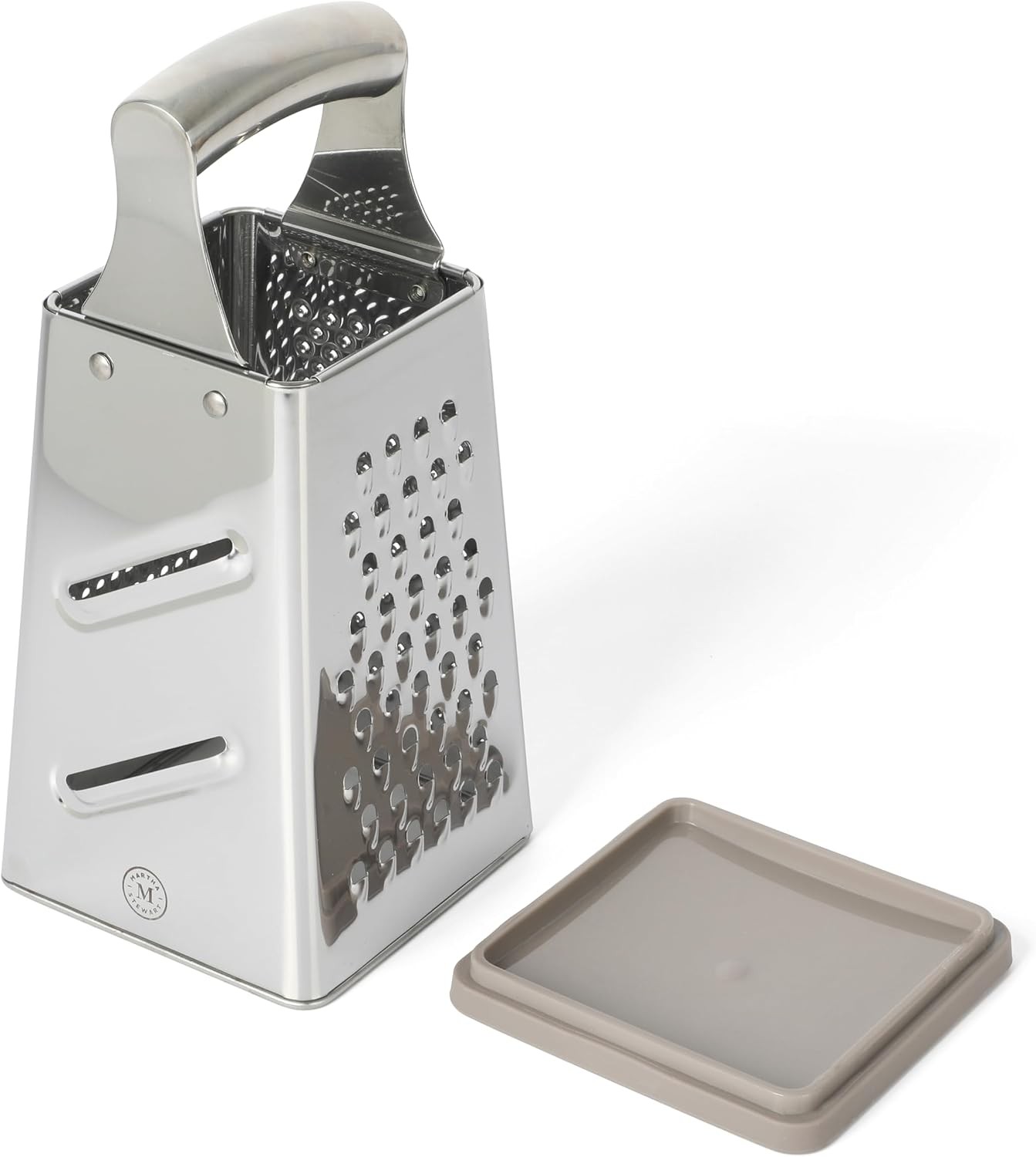 Sprucedale 9.5-Inch Stainless Steel 4-Sided Box Grater – Durable Kitchen