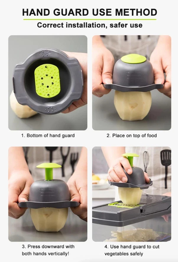 16-In-1 Vegetable Fruit Chopper Cutter Food Onion Veggie Dicer Slicer Kitchen