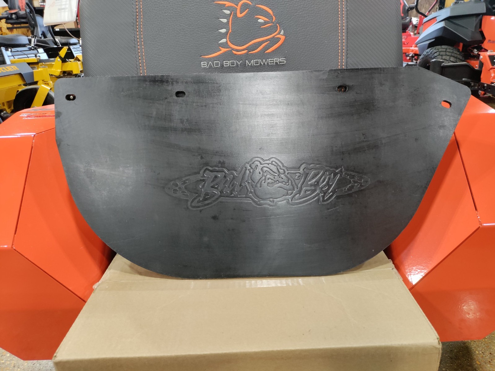 NEW OEM BAD BOY RUBBER DISCHARGE CHUTE, USED ON SEVERAL MODELS #210-6014-00